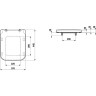 Сиденье LAUFEN PRO S с крышкой, съемное 8.9196.0.000.000.1
